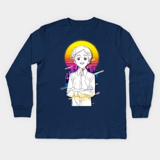 Yakusoku No Neverland - Norman Kids Long Sleeve T-Shirt